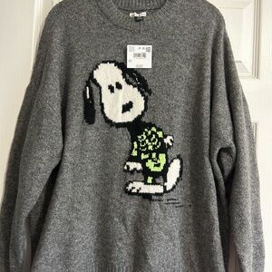 American Eagle Outfitters Gray Knit Sweater